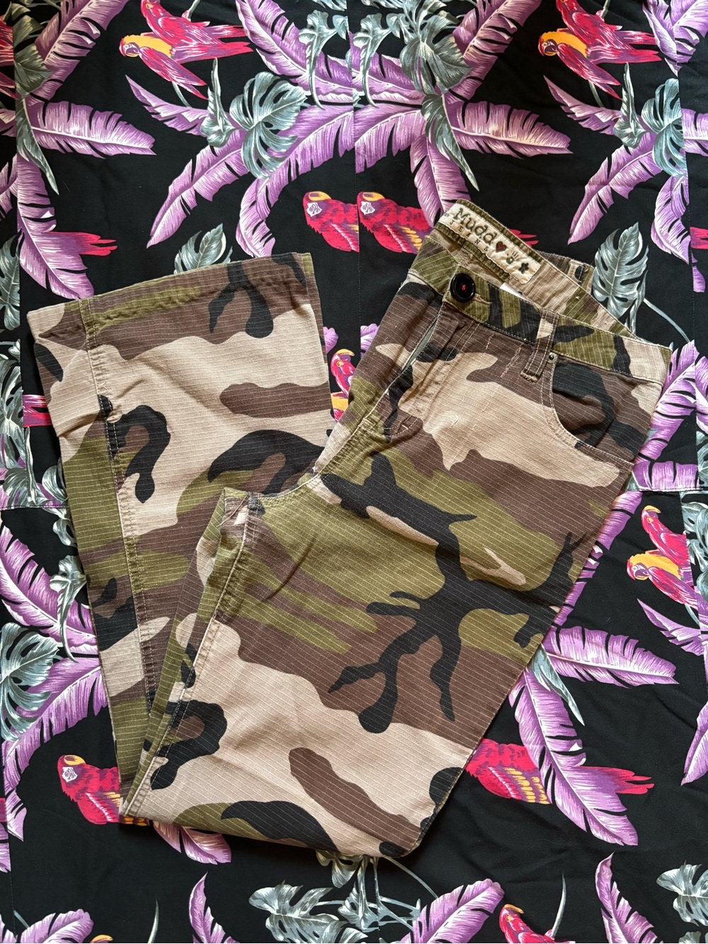 Mudd Camouflage pants in Green & Brown